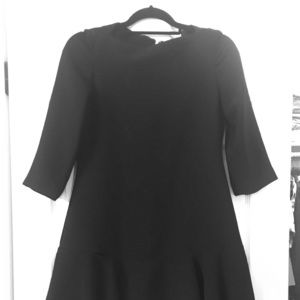 Kate Spade Black 3/4 sleeve dress